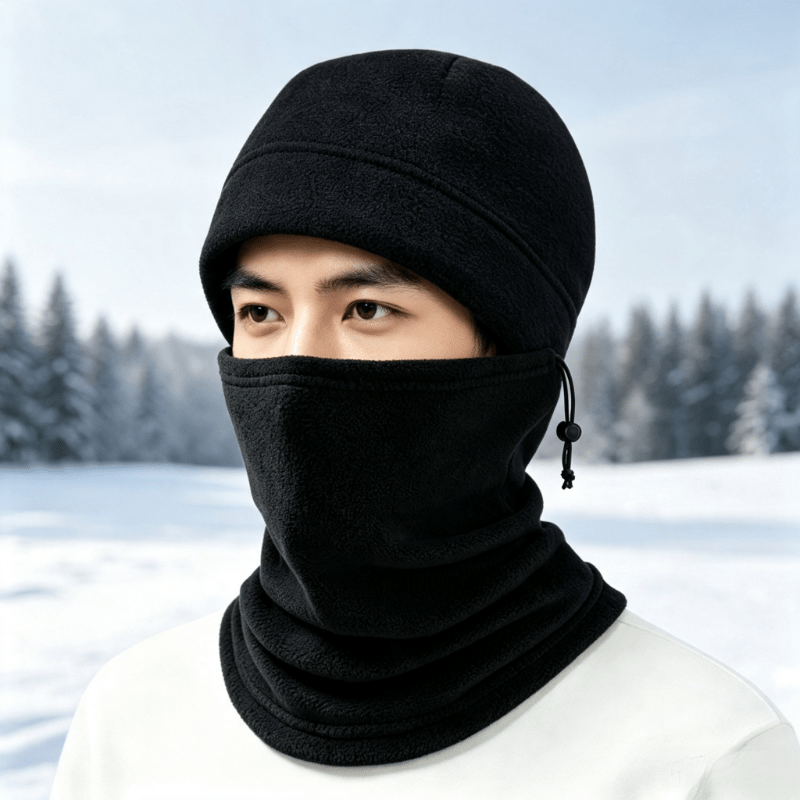 Outdoor Sport Hat - Warm Winter Hat and Scarf Set