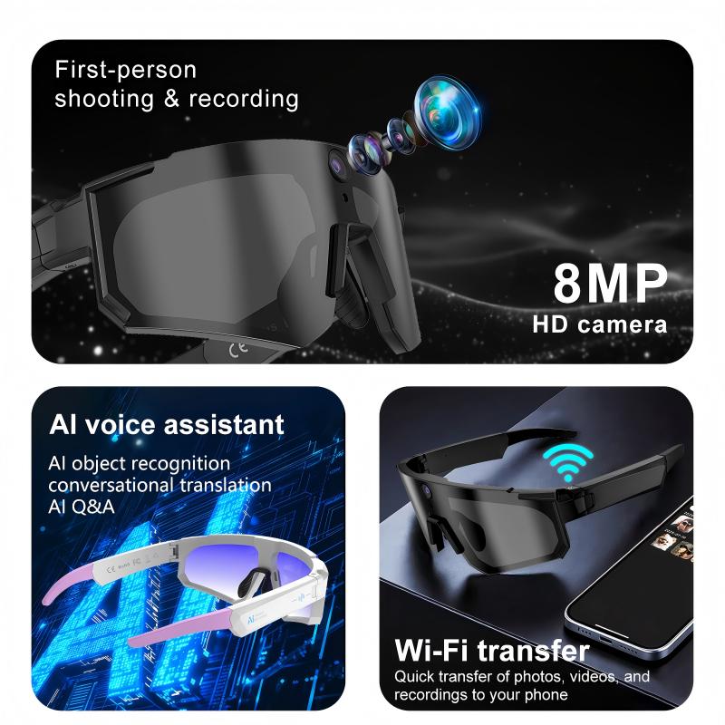 AI Smart Glasses ChatGPT 1080P - огляд і ціна Outdoor Sport Glasses