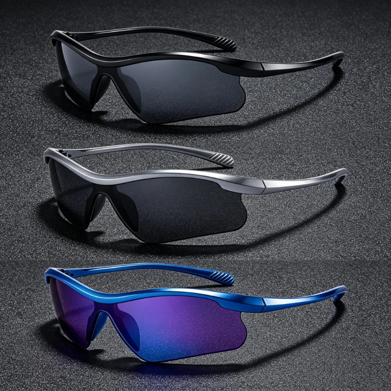 New Half Frame Y2K Sunglasses  - огляд і ціна Outdoor Sport Activity