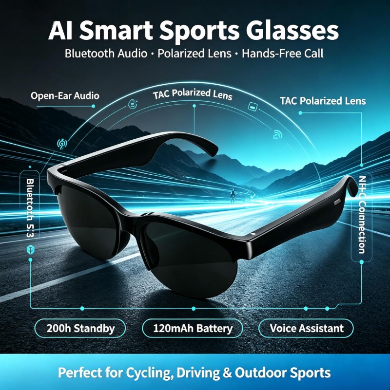 Smart Sports Glasses Open Ear  - огляд і ціна Outdoor Sport Activity