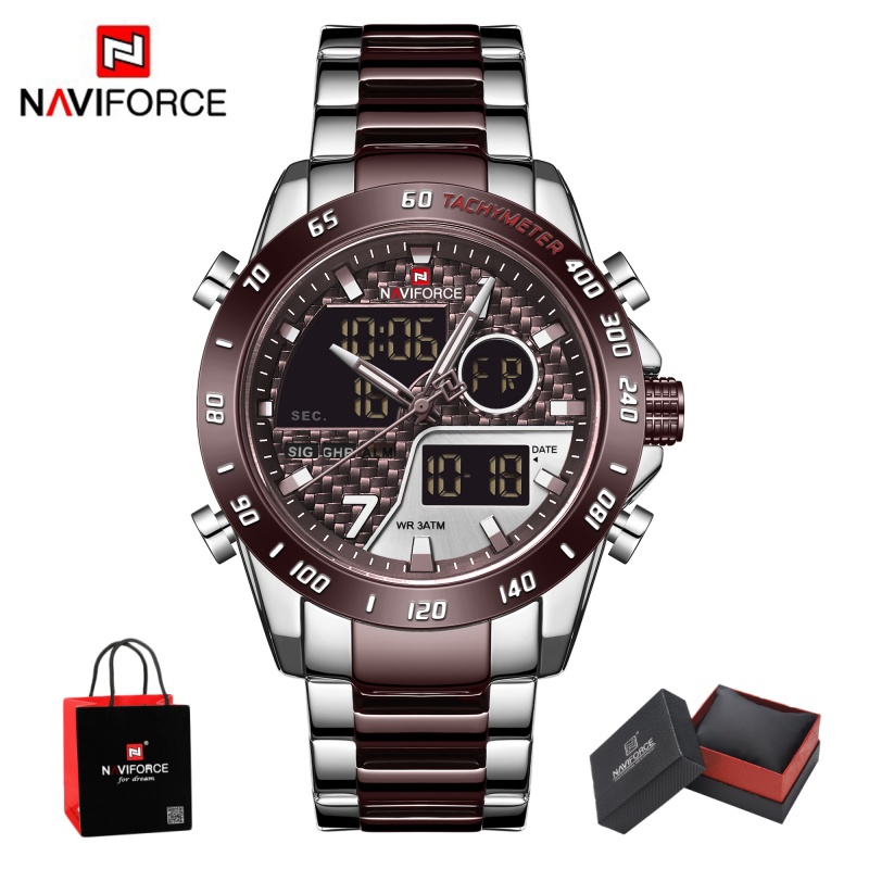 NAVIFORCE Men‘s New Analog Dig - огляд і ціна Outdoor Sport Watch