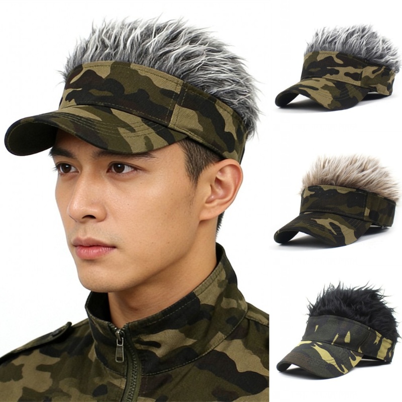 Army Green Camouflage Printed  - огляд і ціна Outdoor Sport Hat